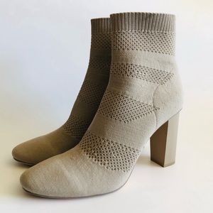 Zara knit sock booties